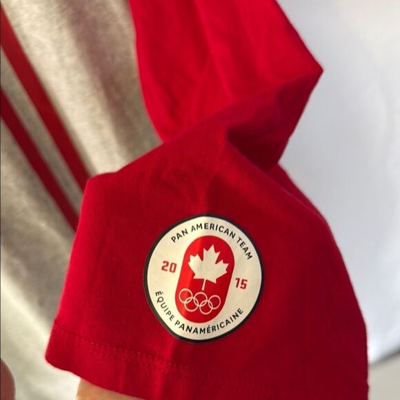 Hudson’s Bay Olympic Gray and Red Men's Shirt - Picture 4 of 5